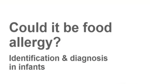 Could it food allergy?